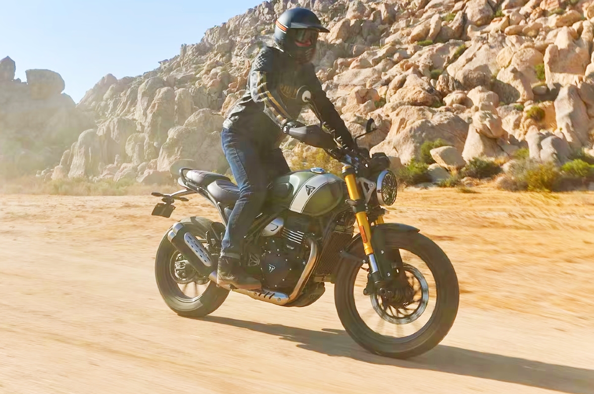 Triumph Scrambler 400 X price, features, styling.